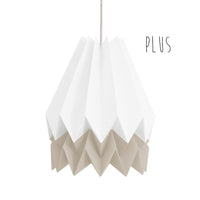 Orikomi PLUS Branco com Risca Taupe
