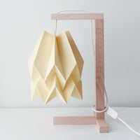 Orikomi Table Lamp Plain Pale Yellow