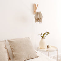 Orikomi Wall Lamp Plain Light Taupe