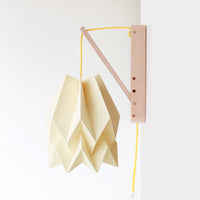 Orikomi Wall Lamp Plain Pale Yellow