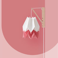 Orikomi Wall Lamp Polar White with Dry Berry Stripe