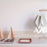 Orikomi Table Lamp Light Grey with Polar White Stripe