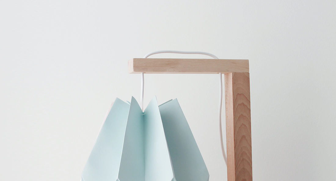 Orikomi de Mesa Azul com Risca Branca