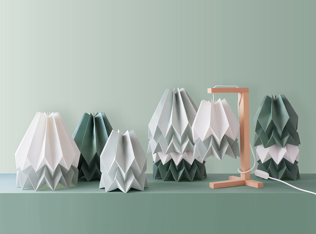 Orikomi Table Lamp Plain Forest Mist